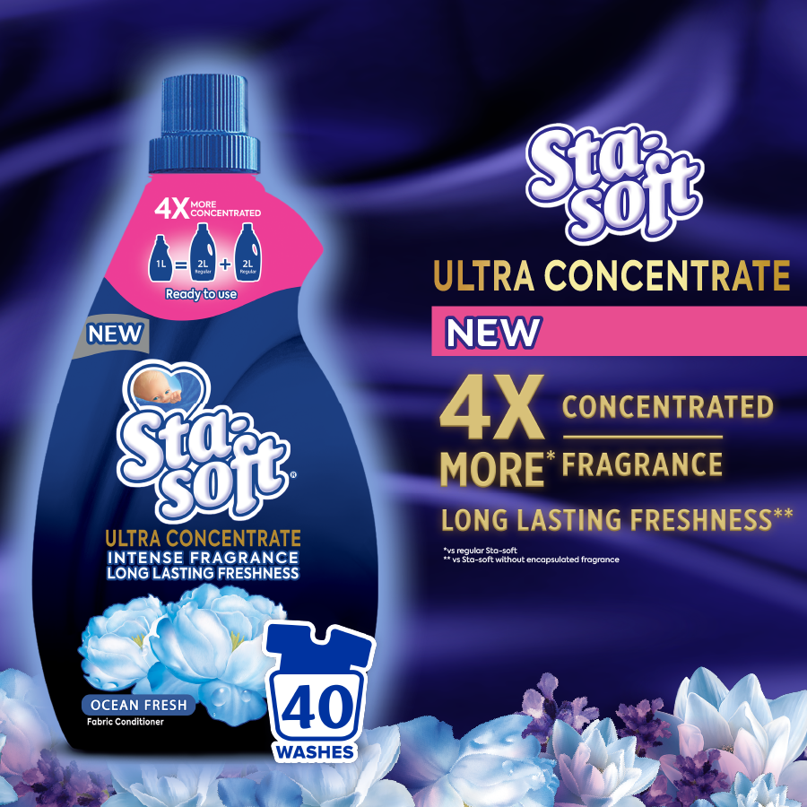 Clicks_SA's tweet photo. One small cap is all you need! The NEW Sta-soft Ultra Concentrate fabric softener has 4X MORE* fragrance for long lasting freshness, leaving your laundry smelling fresh for longer! Shop in-store or online now > https://t.co/zOUkYKOfZf
#Stasoft #StasoftUltraConcentrate https://t.co/4QIraw6a3I