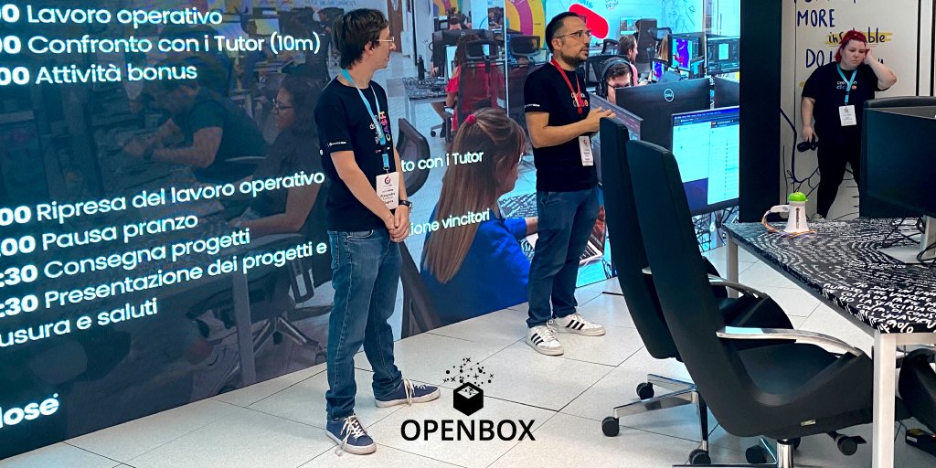 Open_Box's tweet photo. Come superare le tradizionali modalità di #recruiting? Ci ha pensato @creationdose, la martech company nostra partner che ha organizzato #Opendose.
Un evento imperdibile per molti giovani che si affacciano al mondo del lavoro, e di cui noi di #Openbox siamo fieri di farne parte. https://t.co/7XjDEdXil2