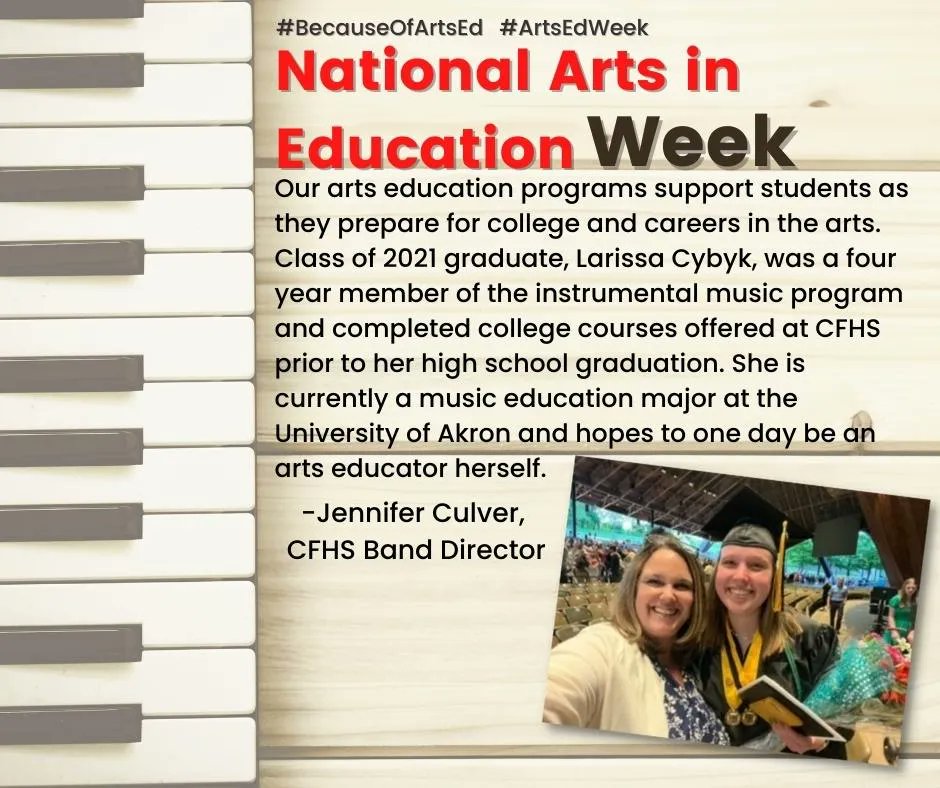 CFallsSchools's tweet image. Today marks our final post for National Arts in Education week.  We celebrate today by featuring our instrumental music program. #BecauseOfArtsEd #ArtsEdWeek