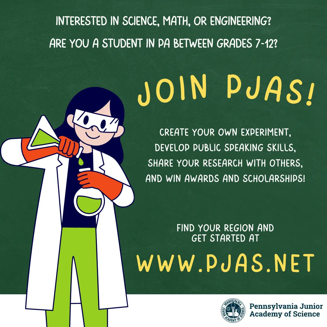 Pennsylvania Junior Academy of Science tweet media