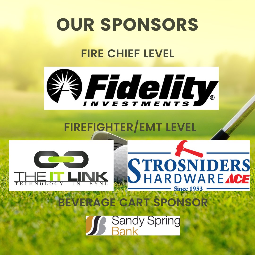 KensingtonVFD's tweet photo. Shoutout to the generous sponsors of our KVFD Golf Tournament on Friday, October 7th! ⛳️If you'd like to sponsor the tournament, reach out to John Kelly at kellyj@kvfd.org. We can't wait to see you there!
#lifeatkvfd #kvfd #golftournament #sponsor #kensingtonmd https://t.co/RFxF0rUn1h