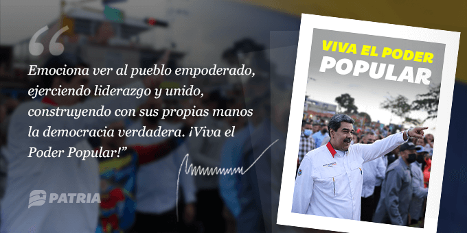 MSVEnLinea's tweet photo. #ÚLTIMAHORA || Continúa la entrega del Bono Viva el Poder Popular enviado por nuestro Pdte. @NicolasMaduro a través del Sistema @CarnetDLaPatria. 
 
La entrega tendrá lugar hasta el 21 de septiembre de 2022.

@MSVSocial #TuiteroPatria #16Sep #EnAvanceTecnológico https://t.co/ZhGWewjwrX