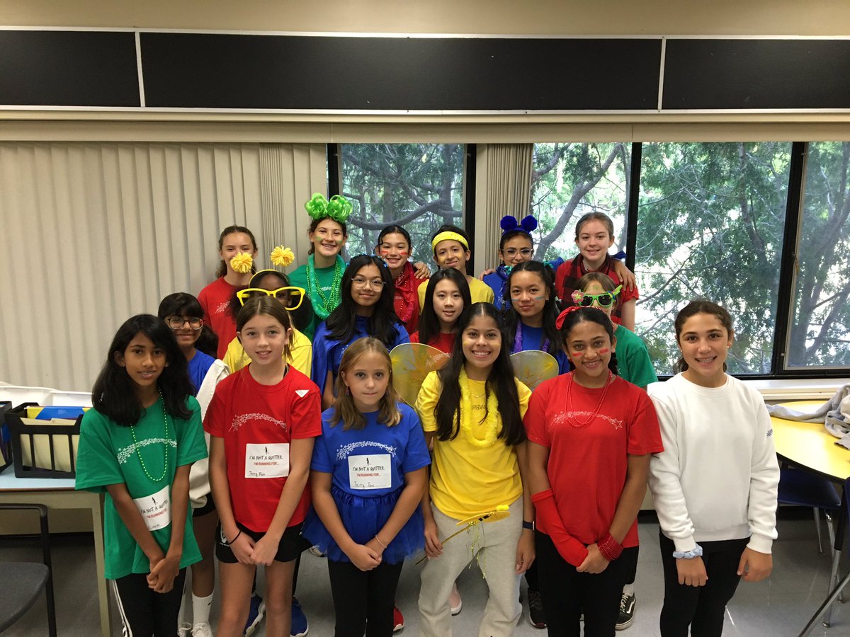 MsPrillo's tweet photo. Grade 7 spirit on Terry Fox day @hnmcs! https://t.co/InH1BpiVI2