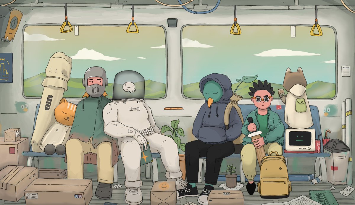 On The Way // On The Bus.