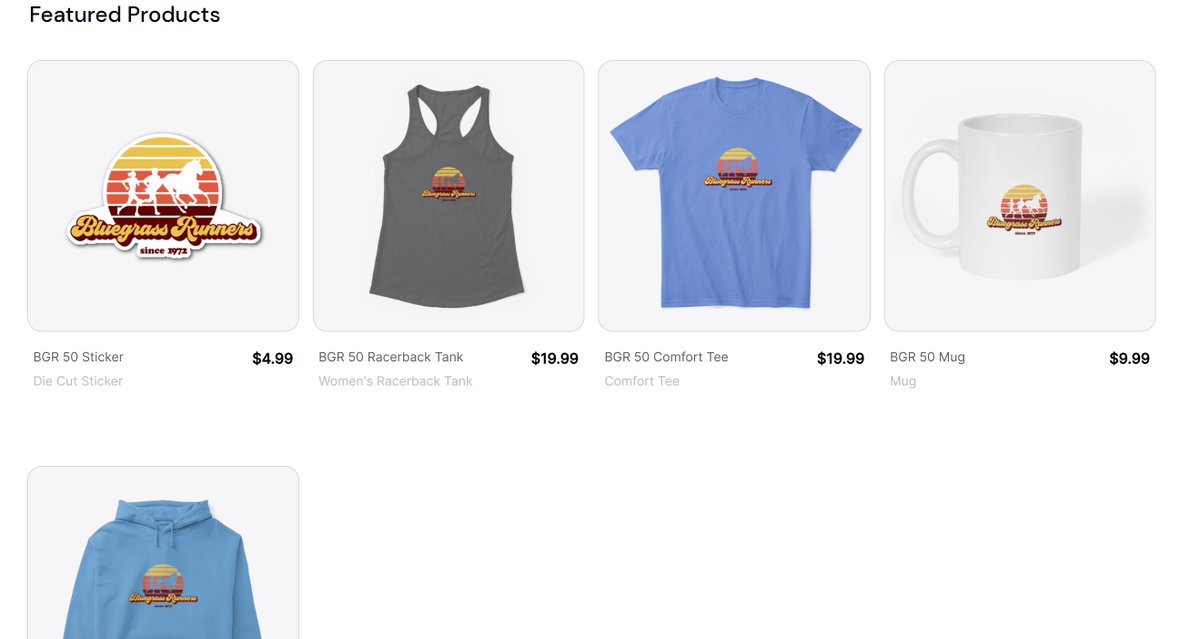 BGRunners's tweet photo. ππWe're offering some limited edition gear to celebrate 50 years of BGR! Order here and it will be shipped straight to you. https://t.co/DlAWpQ7xVF #RunKY #BGRrepresent https://t.co/2AuGHNEarp