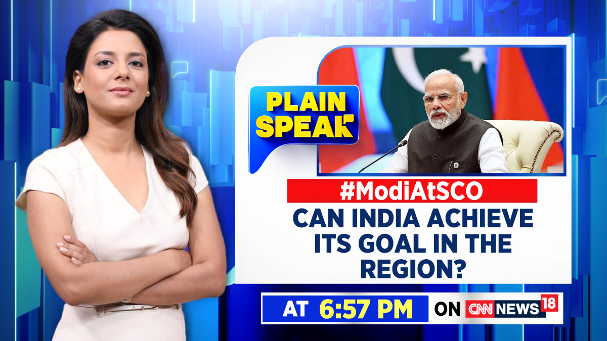 CNNnews18's tweet photo. Can India Achieve Its Goal In The Region?

#ModiAtSCO

Watch #PlainSpeak with @ShivaniGupta_5 at 6:57 PM only on CNN-News18 https://t.co/QoCairpOI4