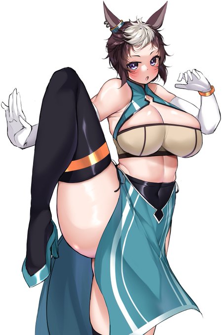 #ウマ娘 
#ウマ娘プリティダービー 

チャイナドレスなメジロライアンであります 