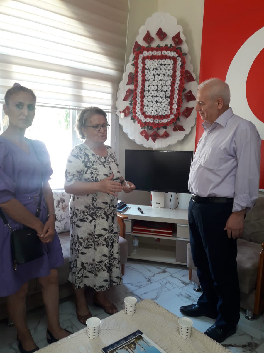 mehmetcakir011's tweet photo. ŞEHİT VE GAZİ AİLELERİ DERNEK BAŞKANI SN. AYŞE MUHACİR BAŞKANIMI ZİYARET ETTİK. MİNNET VE ŞÜKRANLARIMIZI İLETTİK.
@alibabacan @emin_ekmen
@sadullahkisacik @gafurkayadeva
#DevadanVefa
#CeyhanaDeva https://t.co/5RRigSkIDT