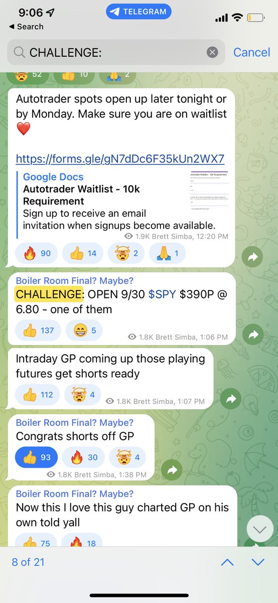 BrettSimba's tweet image. I call every play live in Boiler Room.

I give the exact signal for entry/exits and number of contracts to buy so you aren’t stuck wondering how many to trim.

Link in bio to join!