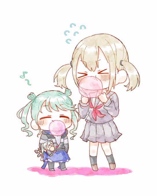 ちびミクさんとこはねちゃん#prsk_FA 