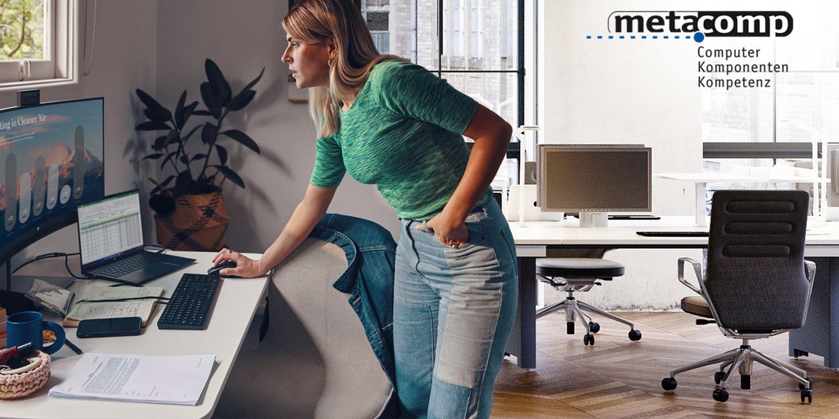 MetaCompGmbH's tweet photo. Ob im Office oder zuhause, #HybridWork ist zum Alltag geworden und erfordert von Unternehmen, dass sie ihre aktuellen Richtlinien, Bürotechnik und die Unternehmenskultur gründlich überprüfen, um sich auf räumlich verteilt arbeitende Teams einzustellen https://t.co/VOqUa8nixI https://t.co/GK8PKX2Z0v