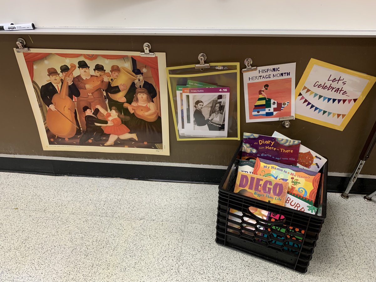 In Art, we're honoring Hispanic Heritage Month with a book collection focused on Latinx artists and stories. Check out our <a target='_blank' href='http://twitter.com/DonorsChoose'>@DonorsChoose</a>, where you can help us expand our book collection to celebrate our beautifully diverse community!  <a target='_blank' href='https://t.co/G7d3zpSyK0'>https://t.co/G7d3zpSyK0</a> 
<a target='_blank' href='http://search.twitter.com/search?q=KWBpride'><a target='_blank' href='https://twitter.com/hashtag/KWBpride?src=hash'>#KWBpride</a></a> <a target='_blank' href='http://twitter.com/APSArts'>@APSArts</a> <a target='_blank' href='https://t.co/Q7fkbD6X4r'>https://t.co/Q7fkbD6X4r</a>