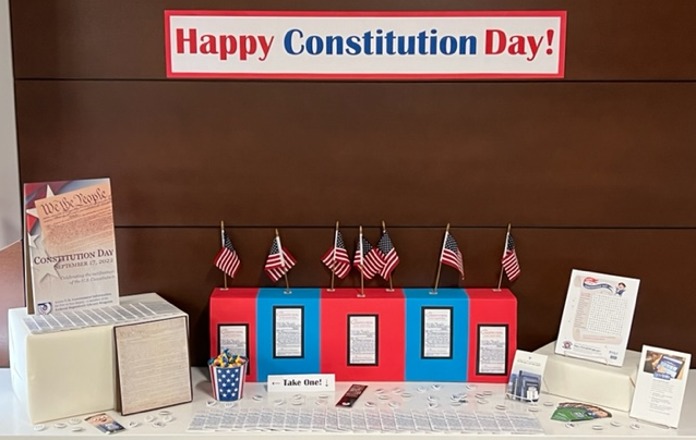 TCUFinancialAid's tweet photo. Happy Constitution Day! Stop by the @TCULibrary for more information. #ConstitutionDay https://t.co/aGEbDRaVij