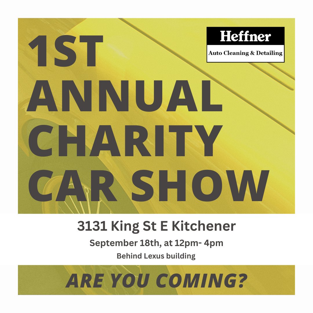Are you coming to our 1st Annual Charity Car Show?🤩

Don't forget it's this Sunday at 12pm - 4pm, behind the Lexus building.⁠ ALL makes and models are WELCOME!
⁠
There will also be BBQ and beverages as well as prizes.
⁠Show off your vehicle for a good cause! #carshow #local