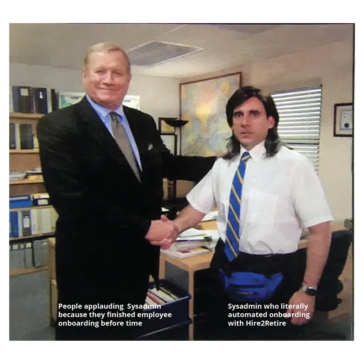 bramhg's tweet image. You always gotta take the credit Scott, You gotta take the credit!
#sysadmin #onboarding #Hire2Retire #RoboMQ  #theoffice