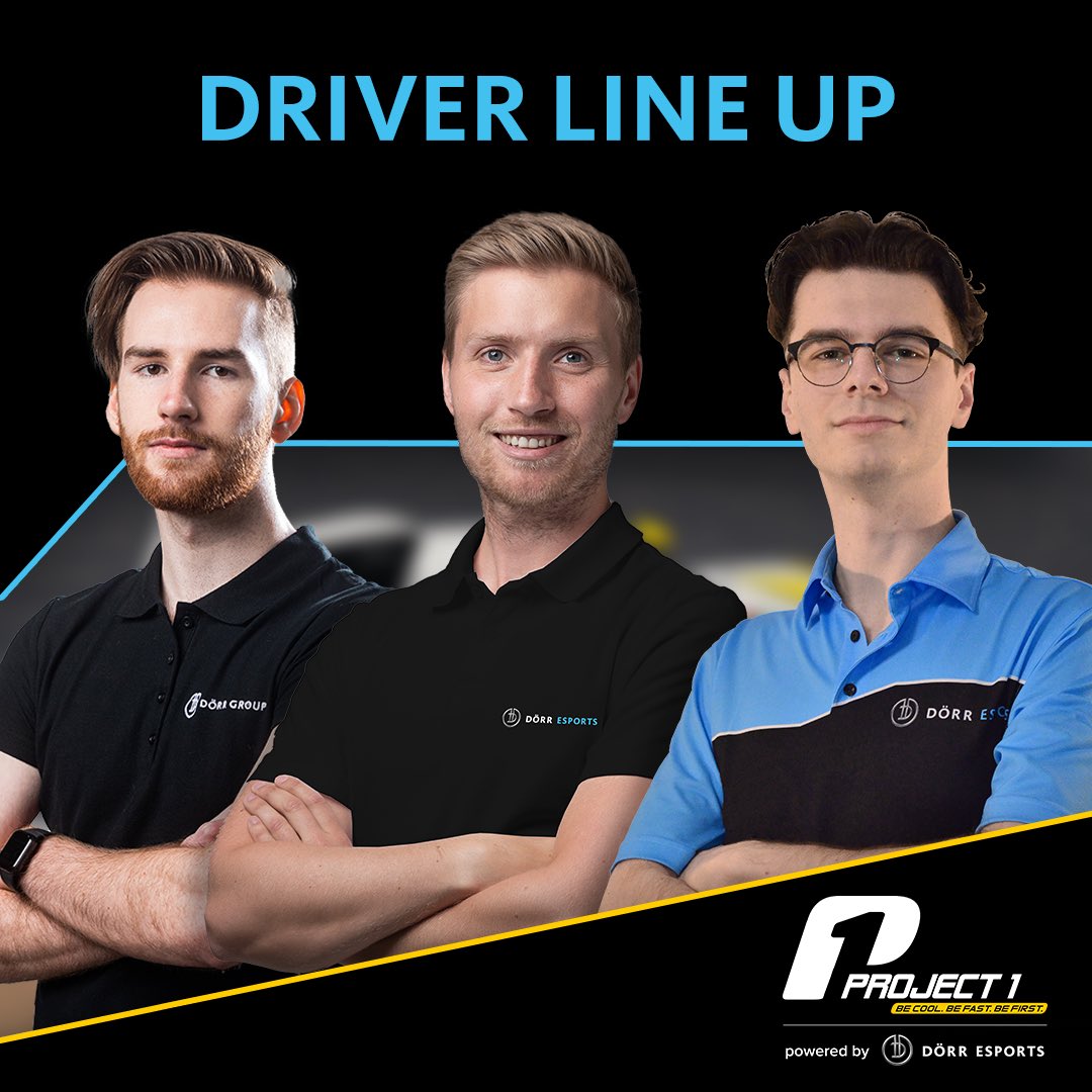 Let’s introduce our driver line up for the first round of #LeMansVirtual on the Bahrain international circuit 🙌

🇩🇪<a href="/GassnerMarc/">Marc Gassner</a> 
🇩🇪<a href="/MoritzLoehner/">Moritz Löhner</a> 
🇩🇪<a href="/LeonardKrippner/">Leo Krippner</a> 

Let’s keep our fingers crossed for qualifying tonight and the first race tomorrow.

#TeamProject1 #DoerrEsports