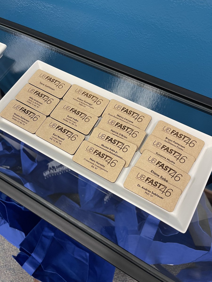 ThomasMcArthur1's tweet photo. Ready to welcome over 20 #UBFast46 CEOs who are #networking w/ @UBuffalo #students @ubalumni #UBGoBulls #UBGlobalAlumniNetwork https://t.co/fXONOap6Qx
