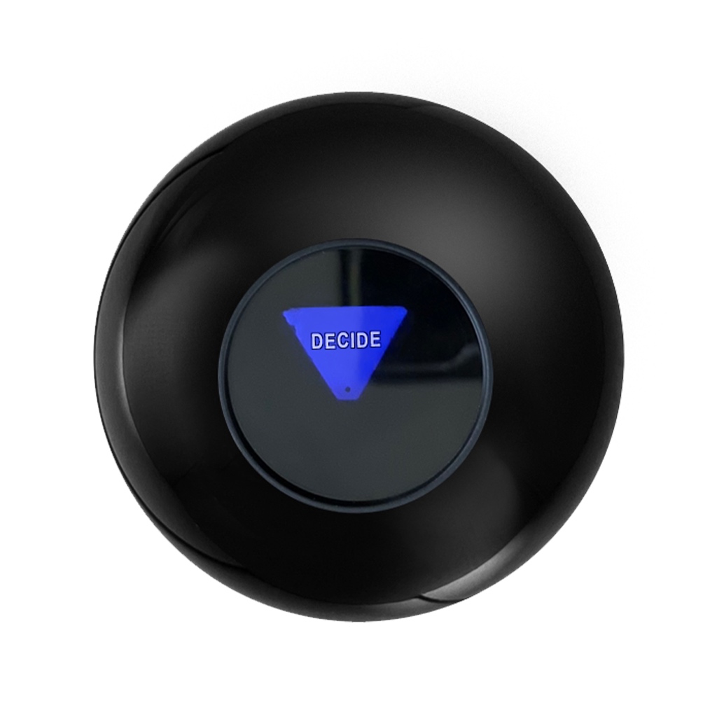 DECIDE IS OUT NOW. DECIDE VINYL AVAILABLE FOR PRE-ORDER &amp; CHECK OUT THIS 8-BALL TOO. ffm.bio/djo