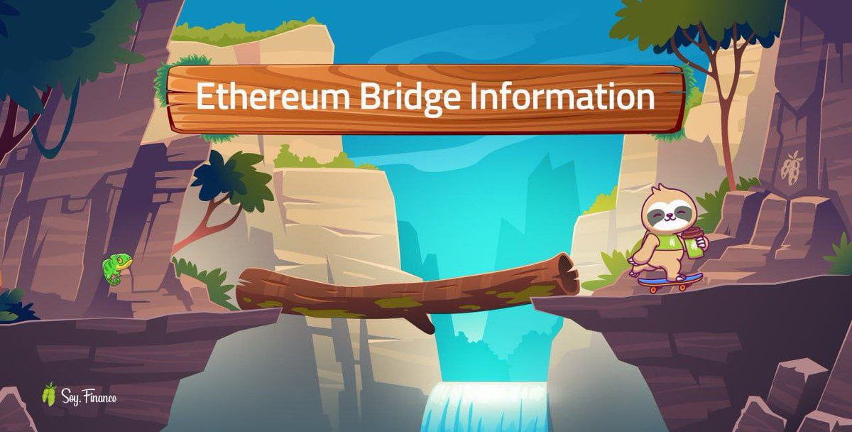 TheRealSloFi's tweet photo. ℹ️ Ethereum Bridge Information

The #Merge is completed and Soy Ethereum Bridge is back online, enjoy it!

➡️ Bridge - Callisto Network

Soy Bridge makes the #DeFi LazZzy https://t.co/ZeAGM8zOSd
