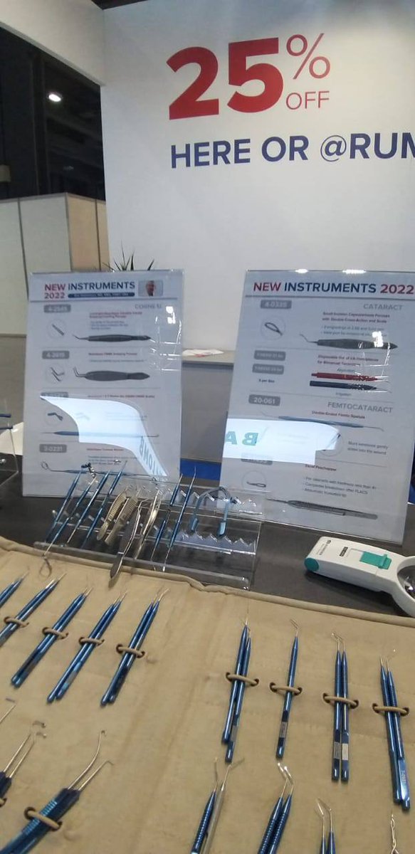 Rumex_Co's tweet photo. Hurry up and come to the RUMEX booth C16 at ESCRS 2022. Our friendly team is already waiting for you. We offer special discounts on high quality instruments and consumables.

#RUMEX #ESCRS2022 #ophthalmicinstruments https://t.co/CsUYPG12eY