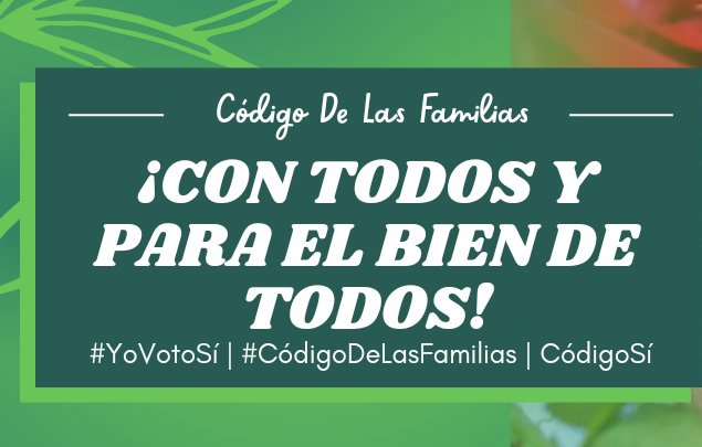 En #Cuba estamos saldando una deuda con todo ese sector vulnerable respecto al cual el manto protector del Derecho no se extendía, con el nuevo #CódigoSí de la familia