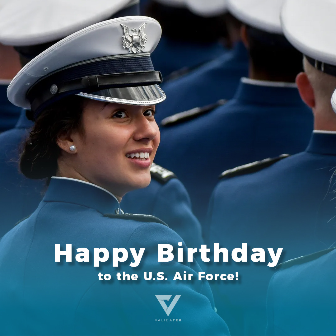 ValidaTek's tweet photo. Join us in wishing the @usairforce a happy 75th birthday! We are proud to #aimhigh for the USAF Europe Advisory and Assistance Services IV (A&amp;AS IV) program, providing technical and analytical
services for policy development, management, administration, and systems operations. https://t.co/DFl0xMsmBm
