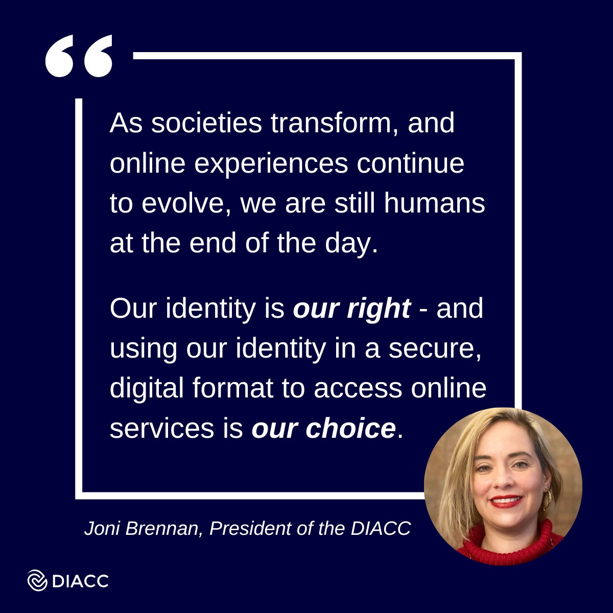 Today we celebrate #internationalidentityday. Having proof of one’s #identity is a fundamental right + a practical necessity for the human experience.

We believe #digitalID provides 🇨🇦 the #choice + #convenience to interact #safety &amp; #conveniently online. #dataempowerment