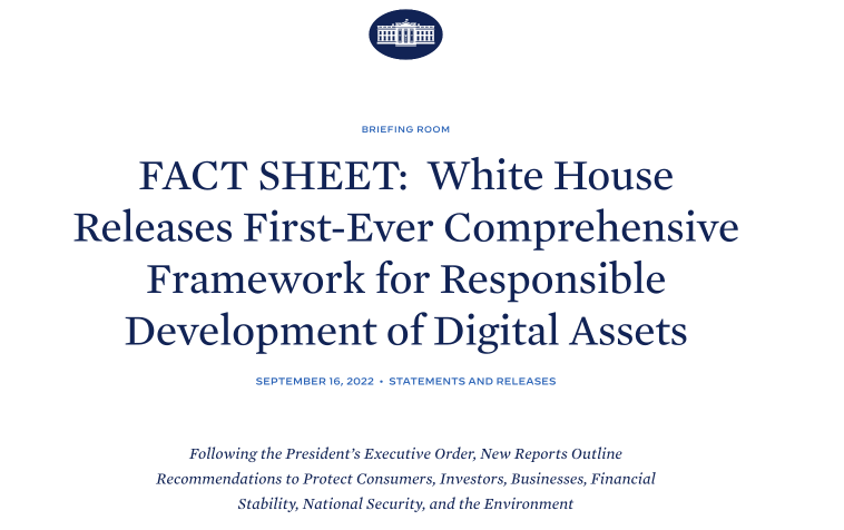 BREAKING NEWS: The White House releases first crypto regulatory framework with 7 primary goals:
1/ Protecting consumers, investors, businesses
2/ Promoting access to financial services
3/ Fostering financial stability
4/ Advancing responsible innovation
(cont'd)