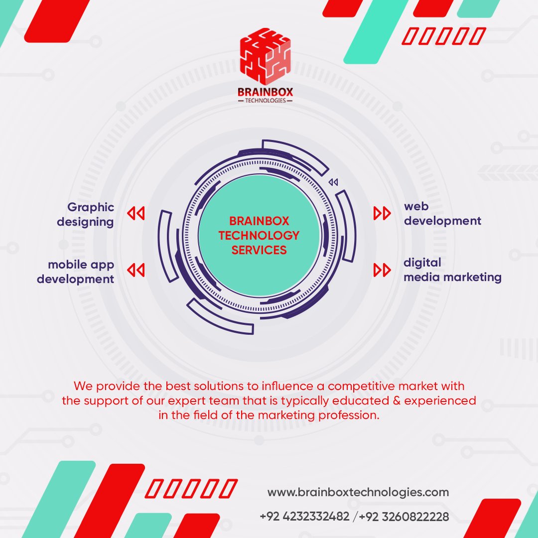 Brain_Box_Tech's tweet image. We’re obsessed with delighting our customers and earning their trust. Here, solution provider BrainBox Technologies keeps its clients happy:
✅ We learn more about our web development & digital marketing tools daily.
✅ We love to solve complex problems.
#brainboxtechnologies