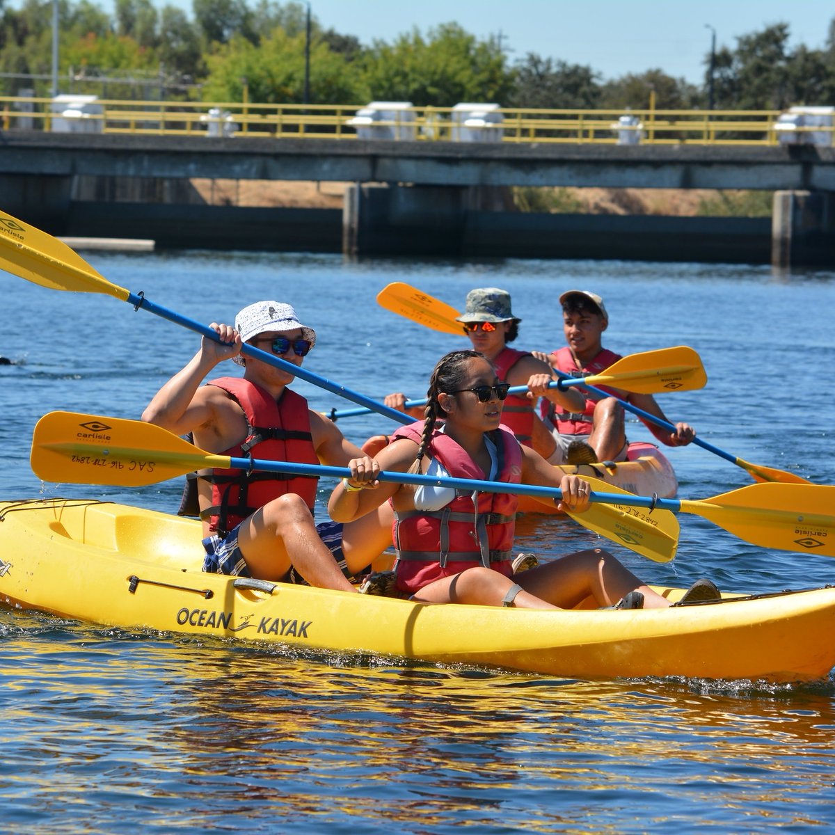 SacStateASI's tweet image. FREE RENTAL DAY at the @sacstateaquaticcenter TODAY!
⁠
Jump into the lake for FREE!🌞 Free rentals for kayaks, canoes,&amp;amp; stand-up paddle boards are available for all students! 
⁠
Where: 1901 Hazel Ave, Gold River, 95670⁠
When: 8:00am-6:00pm
Bring a photo ID and a set of keys!