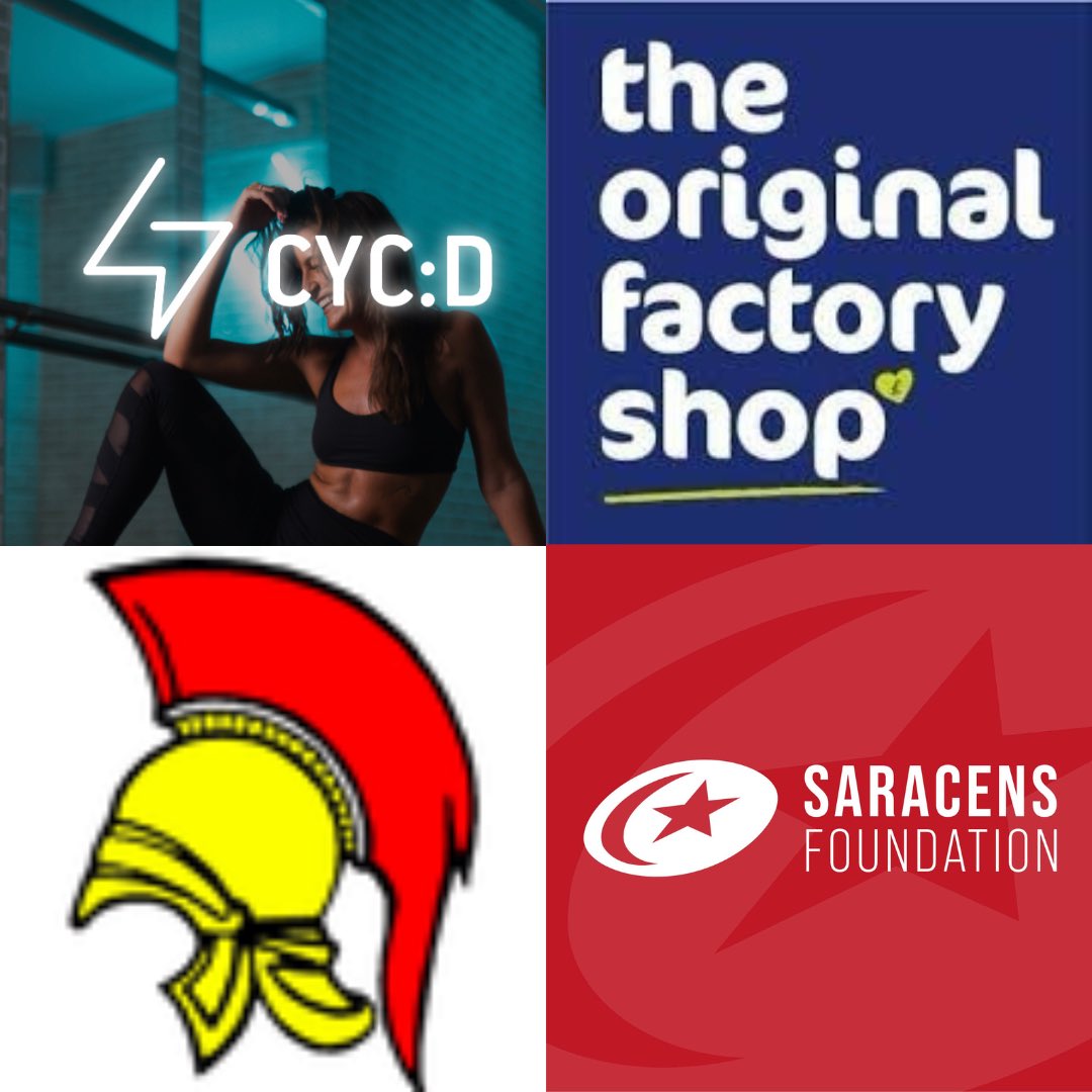 Productive Friday morning 
Trip to Trojans Rugby to pick up some kit.
Then into @CYC-D Gym and The Original Factory Shop in Haslemere to empty our collection buckets followed by a great conversation with the @SaracensFdn about their ‘empower her’ project and seeing