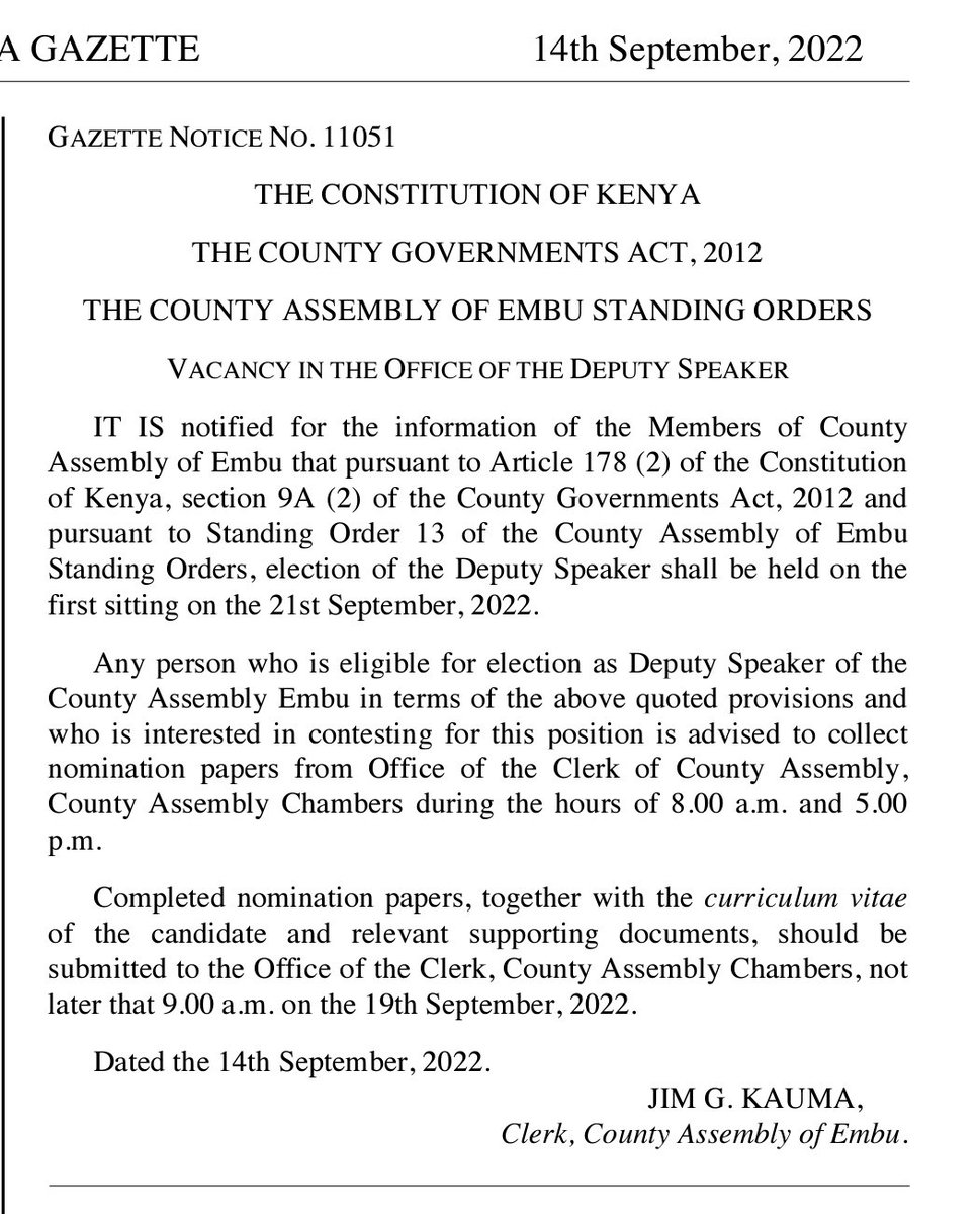 Embu County Assembly (@embuassembly) on Twitter photo 