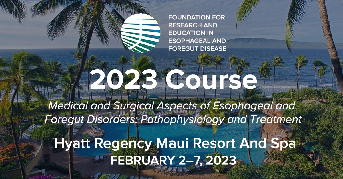 foregutfdn's tweet photo. 2023 Course Registration is OPEN - https://t.co/RDakuahLv3 https://t.co/C3hjadbsVu