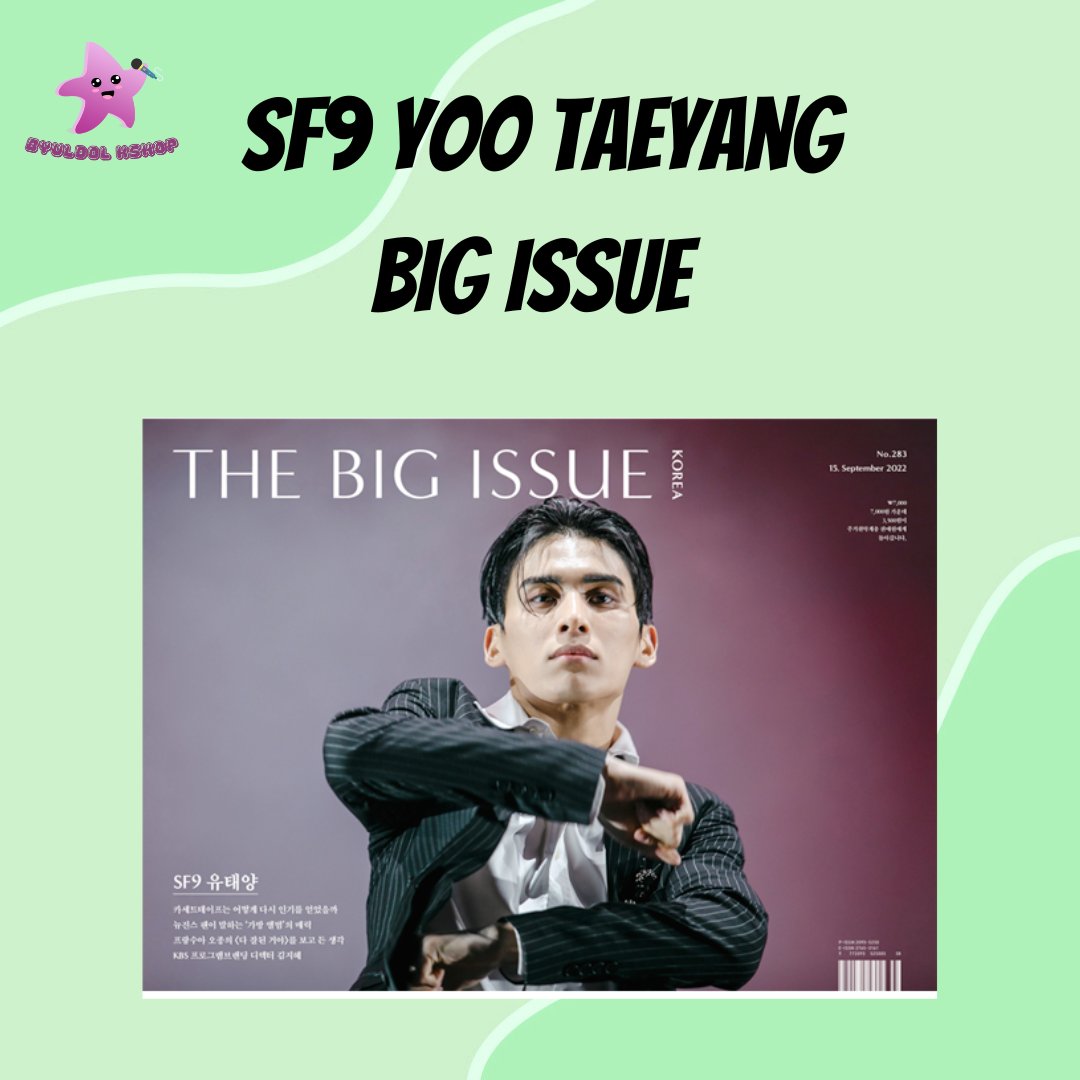 ByulDolKShop's tweet photo. #ByulDolPHGO
SF9 Yoo Taeyang Big Issue Magazine (Ktown4u)
P600 all in + LSF
DOO/DOP: Sept 21
Release: Sept 23
NETA: 4-6 wks aftr ship out from KR
MOP: GCash, UnionBank, Paymaya, BPI
MOD: GGX direct, SDD (Mandaluyong)
LSF to be paid upon arrival at PH HQ
🔗 https://t.co/KWcvcs3W69 https://t.co/GPUEsafS2k