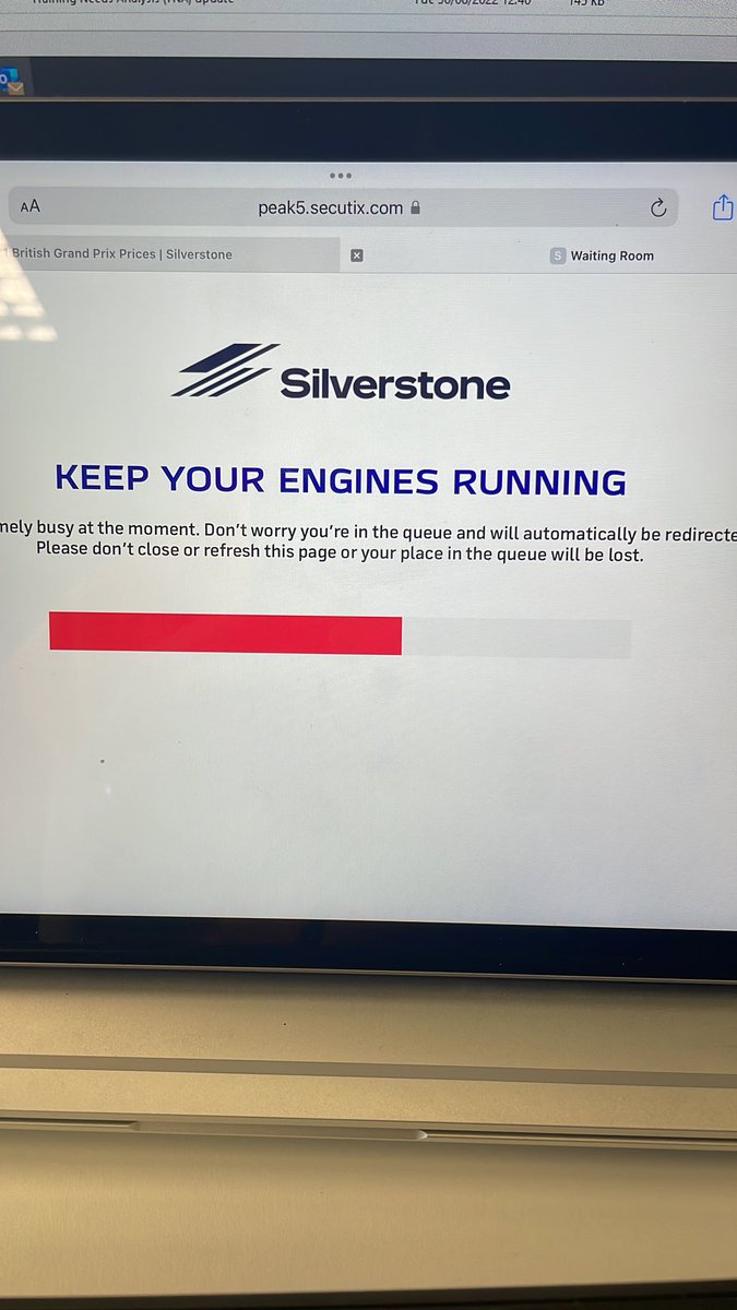 koptaylor's tweet image. My view since 11:30 this morning @SilverstoneUK. #GroundHogDay