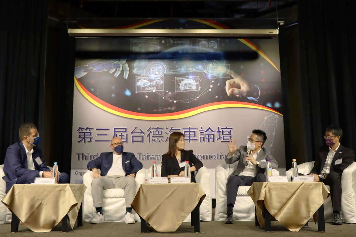 DE_Taiwan's tweet photo. Yesterday, we hosted the 3rd Taiwanese-German Automotive Forum in cooperation with the ARTC. The event was supported by the Industrial Development Bureau (IDB) of the Ministry of Economic Affairs (MOEA).
More information: https://t.co/Ki2FknqNRD
#PartnerInTaiwan https://t.co/WYgPwgwVah