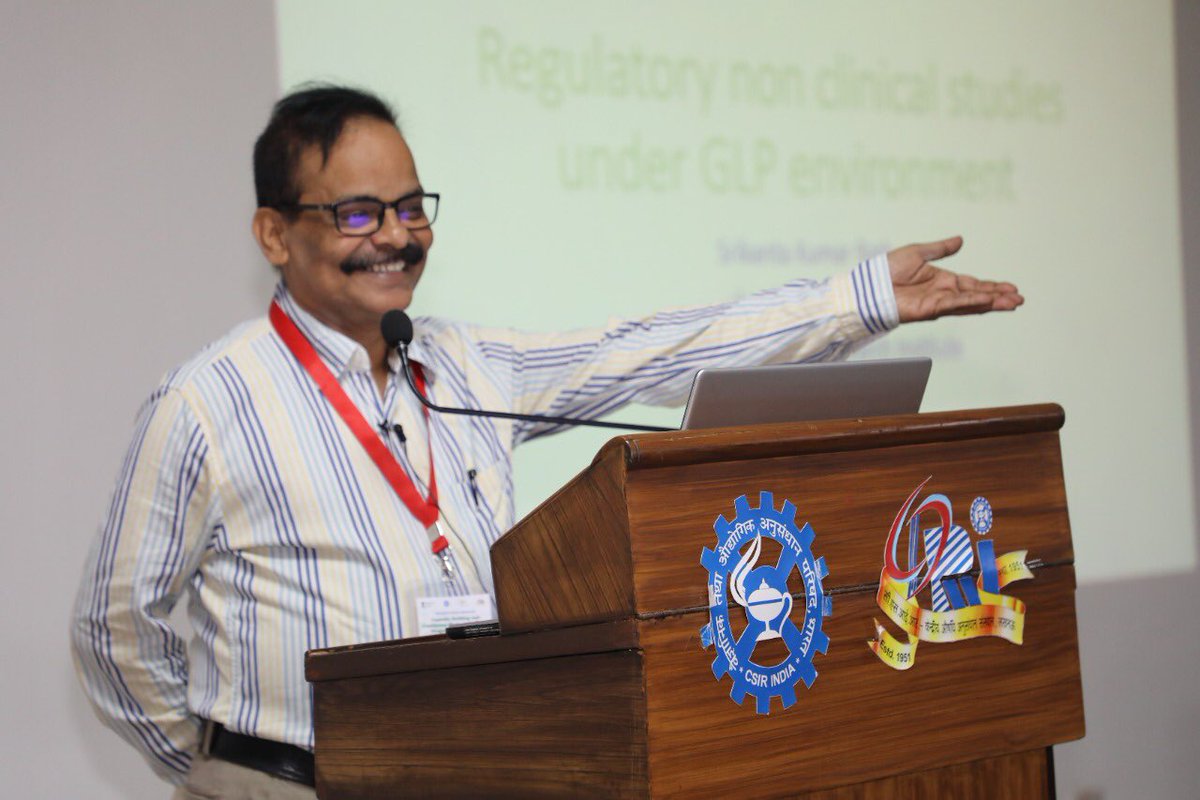 ritu_trivedi's tweet photo. CME day 5 participants introduced to regulatory toxicological studies informative talks  by Dr Rath, Mugale and Prajapati @Drskrath @Maddy120121 and visit to animal house @CSIR_CDRI It will surely benefit participants @moayush @prabhatcdri @DrSanjivYadav @viswajananis @CSIR_IND https://t.co/V4VJJBEPkd