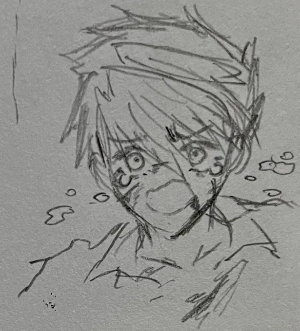 夜描いたコレなんだけど
確実に幼児化バグだろ…………
泣かないで………… 