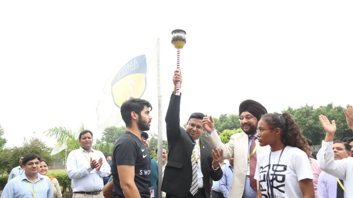 gnamity's tweet photo. 23rd Inter Amity Institutions Sports Meet Sangathan 2022 to begin in all Amity campuses across the world
The month long mega sporting event culminating in the Founder's Day celebrations is celebrated in the honor of Dr Ashok K Chauhan,Founder Chairman, Amity Group of Institutions https://t.co/cBB5wvvTcb