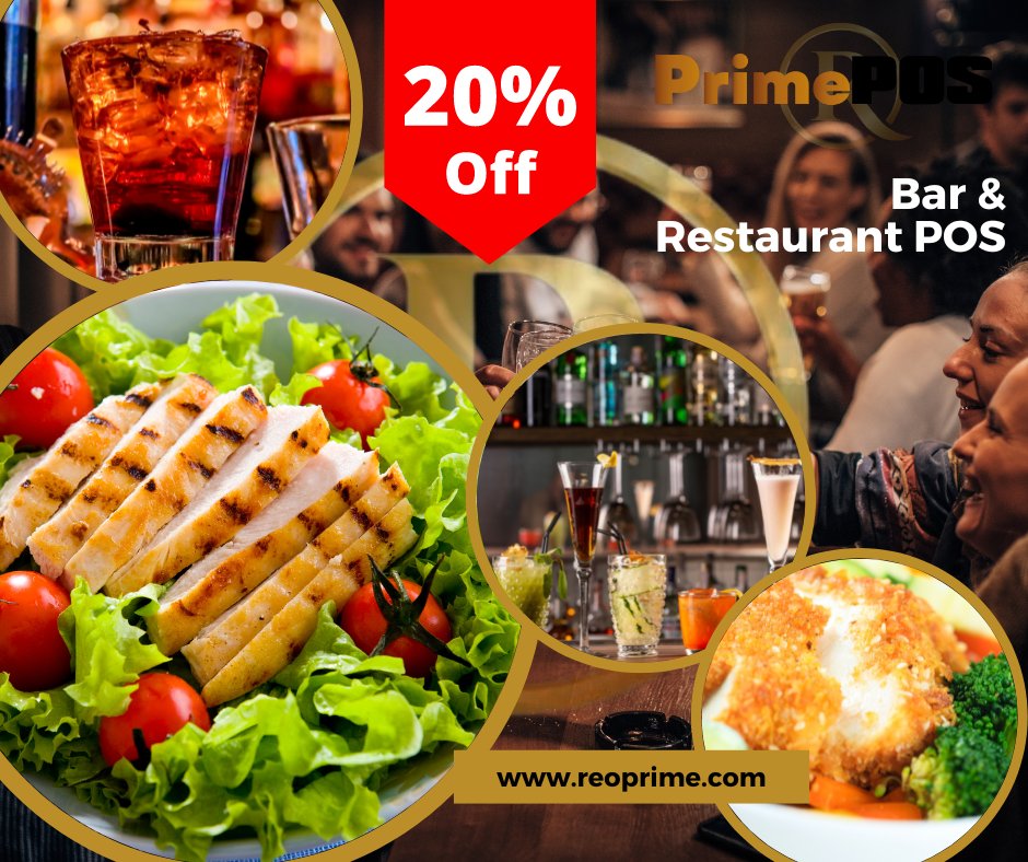 ReoprimeLtd's tweet photo. PrimePOS offers a Bar & Restaurant POS 20% OFF. Reach out to us for a free demo & a a quote.
#rubis #tiktokdown #kiamburoad #nyegenyege2022 #miguna #butruto #kenya #RailaOdinga https://t.co/Xozn9P4M7I