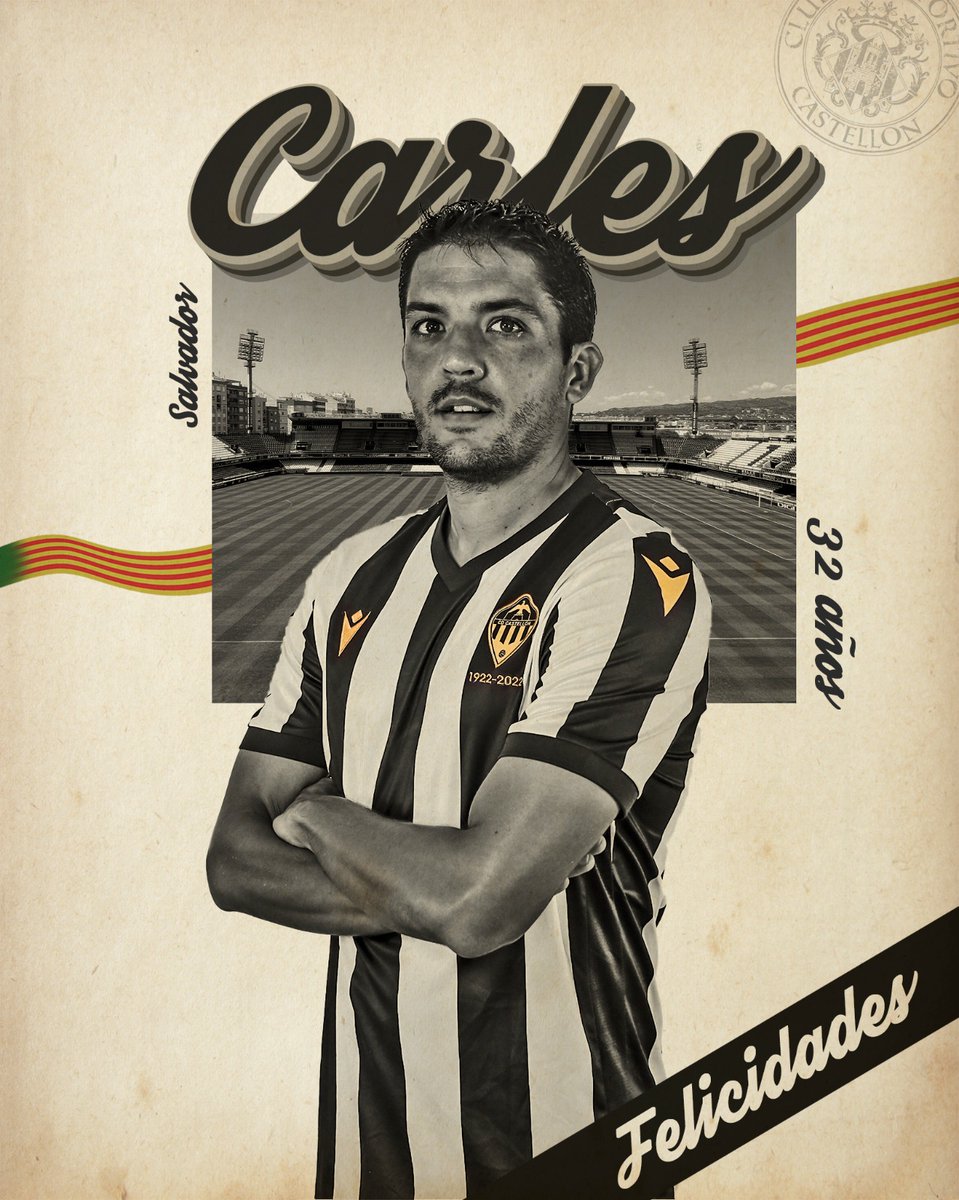 CD Castellón (@cdcastellon) on Twitter photo 📅🥳Hui és l'aniversari d'un dels jugadors més volguts per l'afició del <a href="/cdcastellon/">CD Castellón</a>, un castellonero de soca
Moltes felicitats, <a href="/carlessalvador6/">Carles Salvador</a>!
Per molts més com albinegre! 🎂🎉
#PPO100👂 📅🥳Hui és l'aniversari d'un dels jugadors més volguts per l'afició del <a href="/cdcastellon/">CD Castellón</a>, un castellonero de soca
Moltes felicitats, <a href="/carlessalvador6/">Carles Salvador</a>!
Per molts més com albinegre! 🎂🎉
#PPO100👂