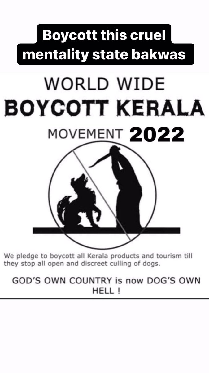 Shubham56555853's tweet photo. #Keraladogs #boycottkerala https://t.co/DdaPA6zg3I