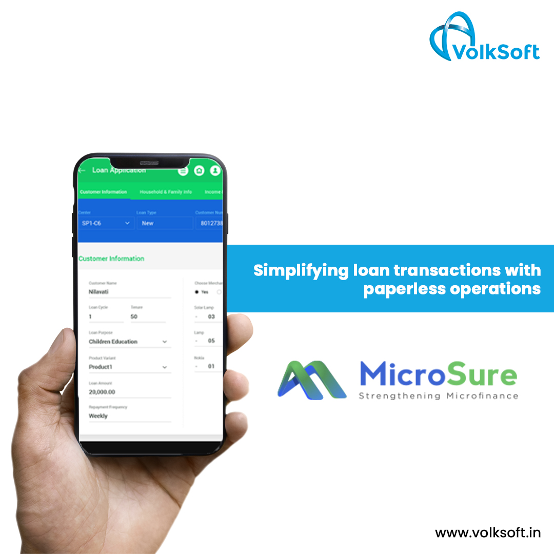 _VolkSoft's tweet photo. We help microfinance institutions facilitate millions of loan transactions every day to function more effectively with our innovative paperless solutions.

Learn more about us: https://t.co/FRnXrwe7Vs

#VolkSoft #Microsure #PaperlessOperations #LoanManagement https://t.co/UYsiZbEgFj