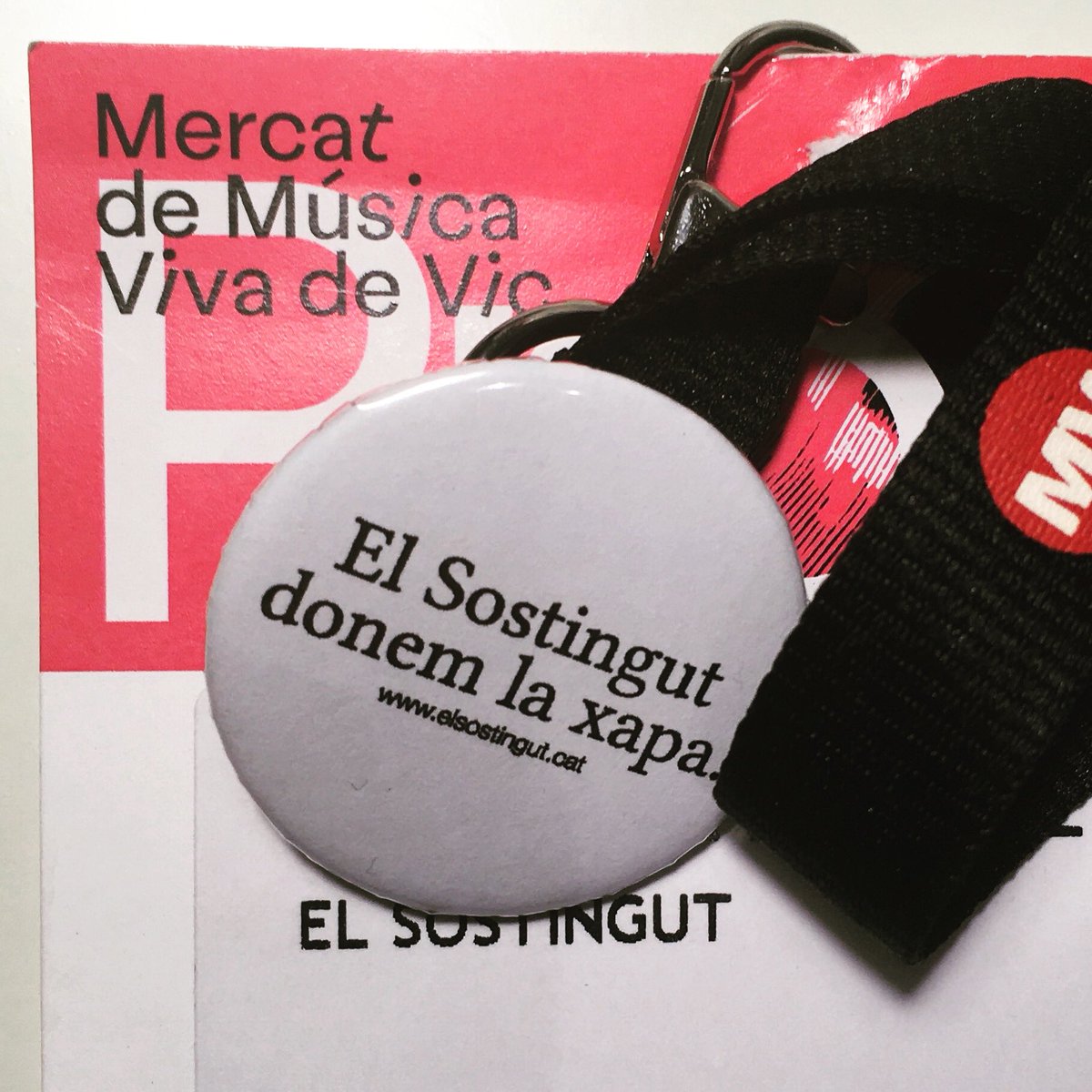 Aquests dies estem al <a href="/MercatMusicaVic/">MMVV</a> donant xapes.

#mmvv #elsostingut
