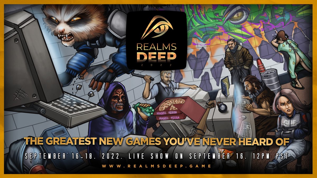 🔴REALMS DEEP IS NOW LIVE
The best retro FPS show you didn't know you wanted!
twitch.tv/3drealms
#RD2022
