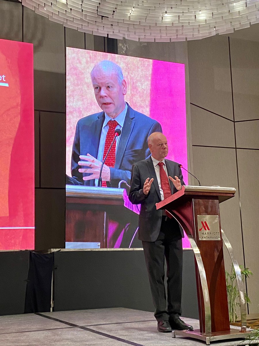 NEFNepal's tweet photo. Hans Timmer, the Chief Economist for South Asia Region at World Bank talks about regional #partnership and #perspectives.
Join us live on Facebook - https://t.co/CUK6ks889R
#southasia #nepal #nefmeet #nepaleconomicforum https://t.co/qj43BUlduf