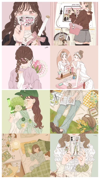 🎀🌼🍊🍇
👒🍒🦋🐈‍⬛ 