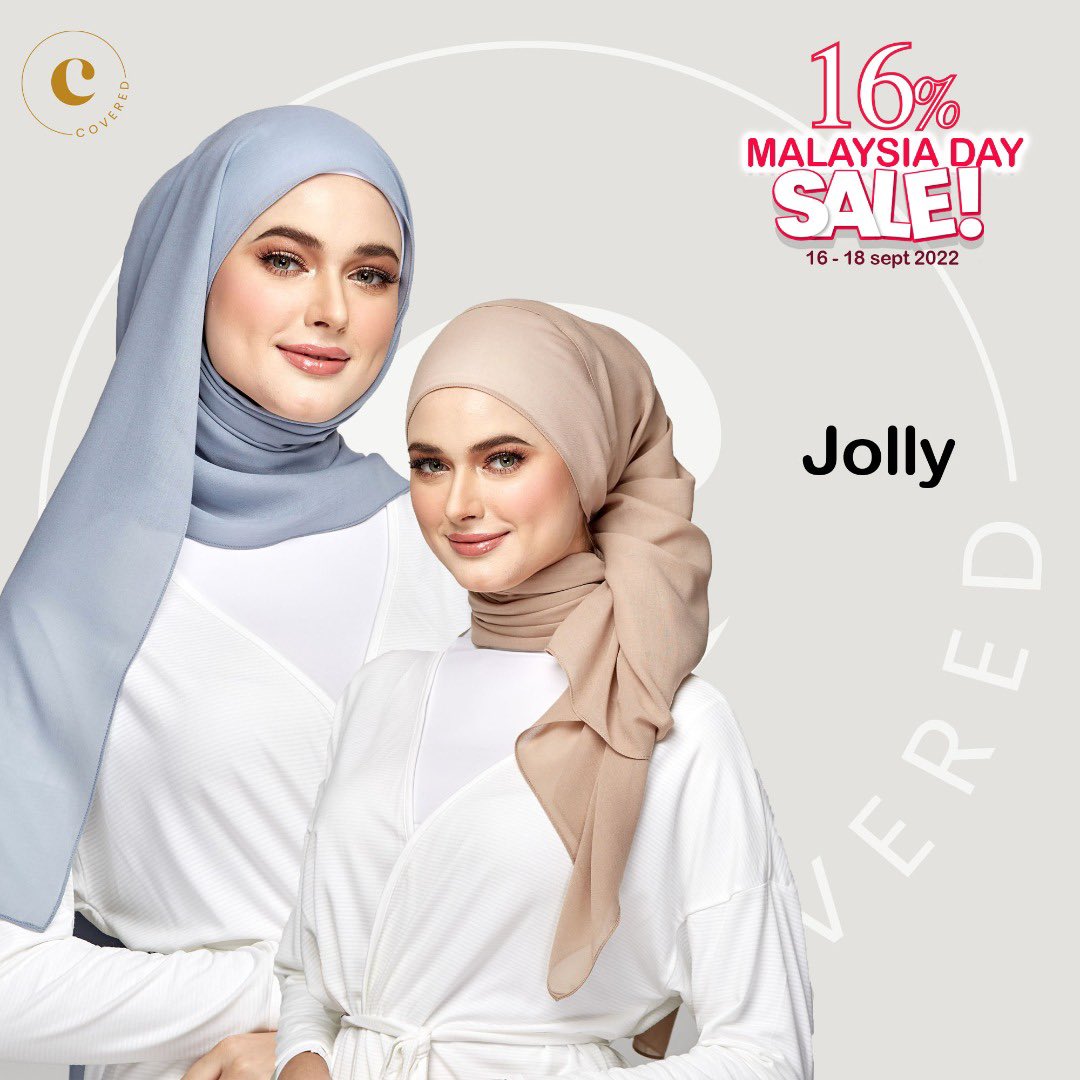 CoveredScarf's tweet photo. Have you made your purchase for our Malaysia Day Sale?! There’s still time Dearies! 🫶🏻

16% off on our Jolly, Faith, Nona, Fluff, NJABC (Tiffany Blue), Darling and Lady! ♥️

Shop now at https://t.co/xjez8zzTMM 🤩 https://t.co/gMG5446zpX