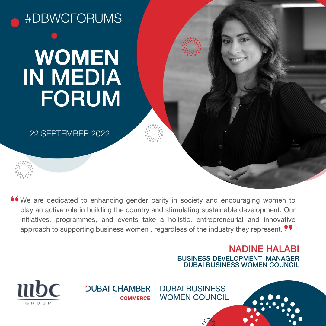 “<a href="/DBWC/">DARLENE CARRERA</a> is dedicated to enhance #genderparity in society &amp; encourage women to play an active role in building the country and stimulating sustainable development” <a href="/nhalabi78/">Nadine Halabi</a> <a href="/DBWC_UAE/">Dubai Business Women Council</a>. Join us for the DBWC &amp; @mbc_group Women in Media Forum!
 
Register here dbwc.ae/event/detail_p…