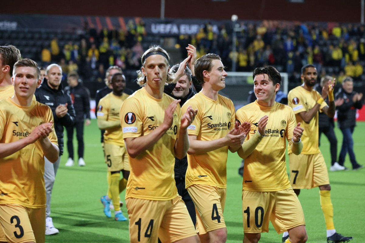 EuropaLeague's tweet image. 💛 Bodø/Glimt have won their last 14 home game in UEFA club competitions (including qualifiers) 👏👏👏

📸: @Glimt || #UEL